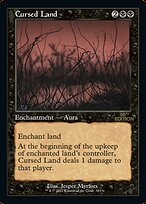 Magic the Gathering Card - Cursed Land - MTG Circle