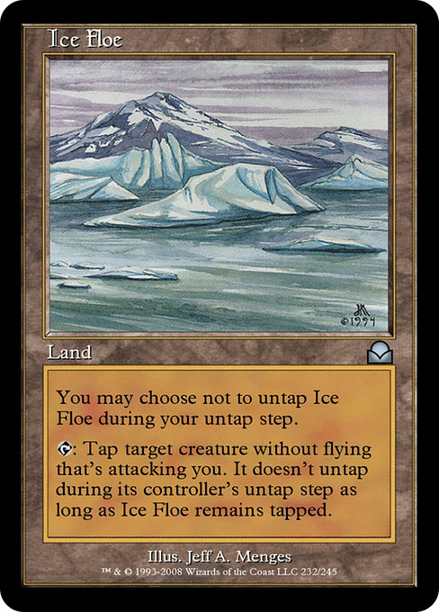 Magic the Gathering Card - Ice Floe - MTG Circle