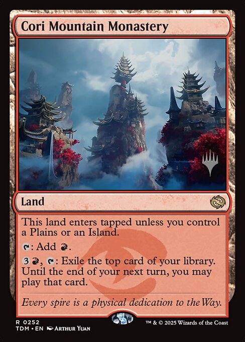 Magic the Gathering Card - Cori Mountain Monastery - MTG Circle