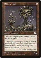 Magic the Gathering Card - Steel Golem - MTG Circle