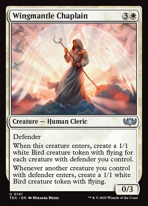 Magic the Gathering Card - Wingmantle Chaplain - MTG Circle
