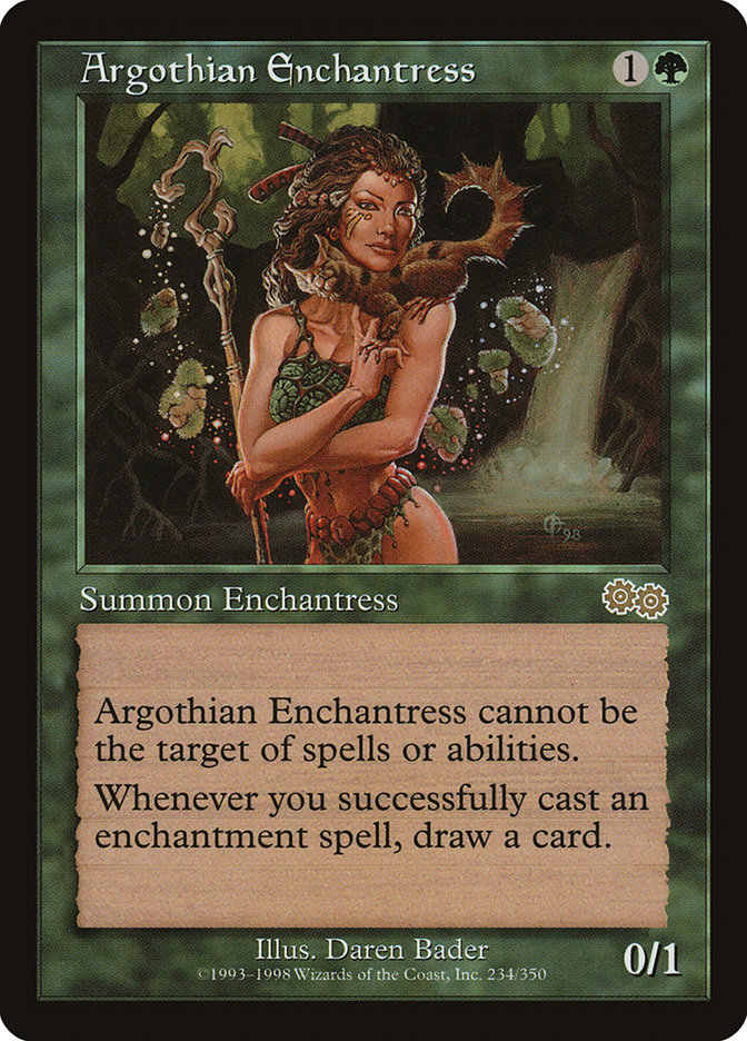 Magic the Gathering Card - Argothian Enchantress - MTG Circle