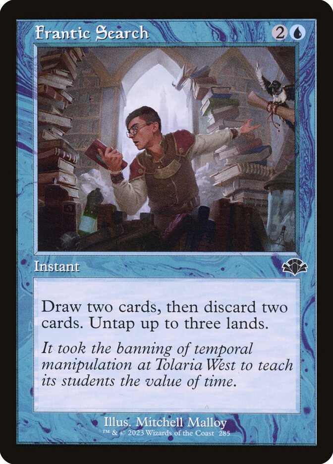 Magic the Gathering Card - Frantic Search - MTG Circle