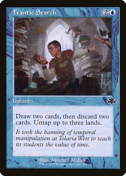 Magic the Gathering Card - Frantic Search - MTG Circle