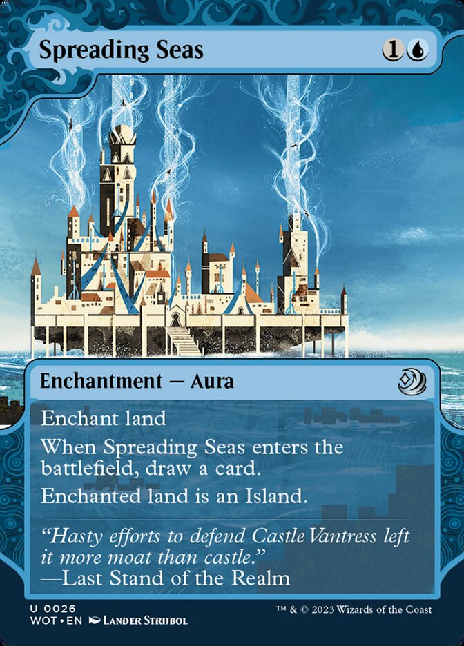 Magic the Gathering Card - Spreading Seas - MTG Circle