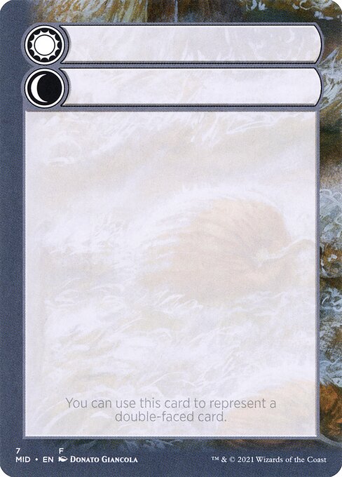 Magic the Gathering Card - Double-Faced Substitute Card - MTG Circle