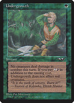 Magic the Gathering Card - Undergrowth - MTG Circle