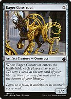 Magic the Gathering Card - Eager Construct - MTG Circle