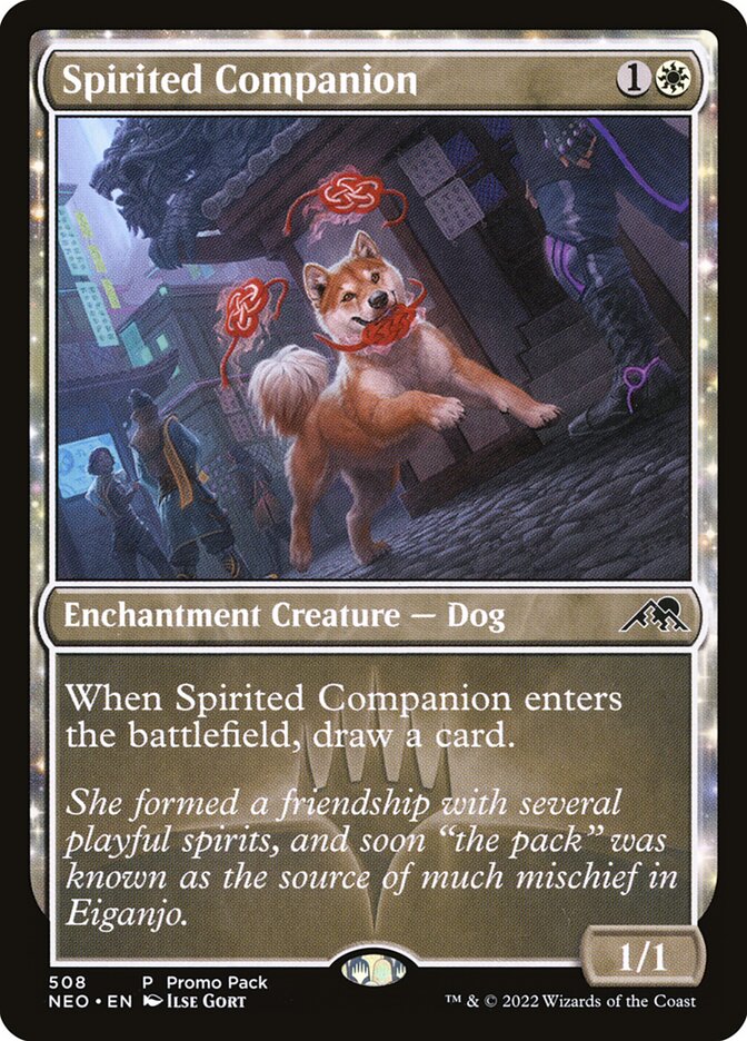 Magic the Gathering Card - Spirited Companion - MTG Circle
