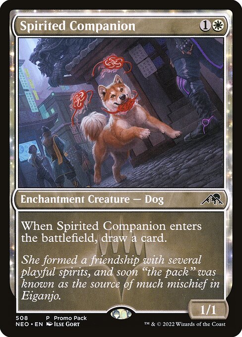 Magic the Gathering Card - Spirited Companion - MTG Circle