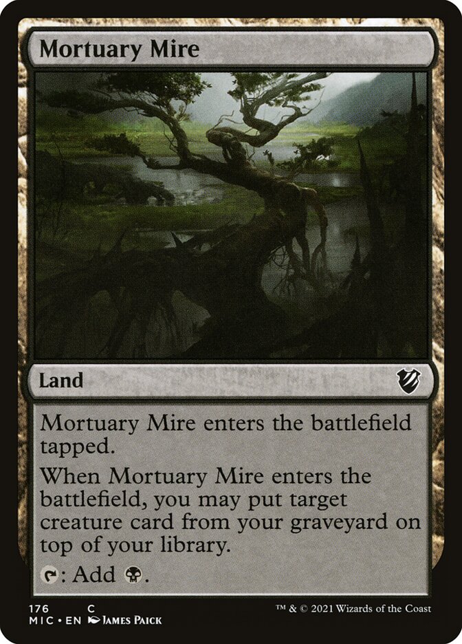 Magic the Gathering Card - Mortuary Mire - MTG Circle