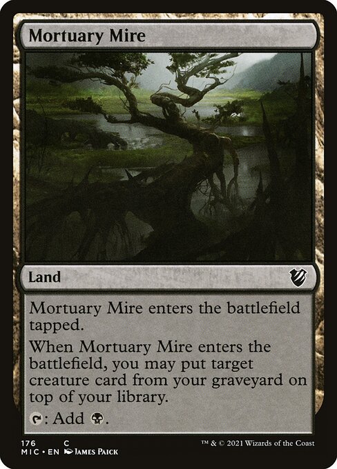 Magic the Gathering Card - Mortuary Mire - MTG Circle