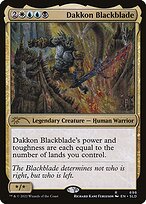 Magic the Gathering Card - Dakkon Blackblade - MTG Circle