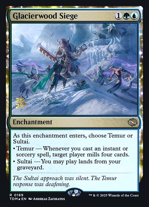 Magic the Gathering Card - Glacierwood Siege - MTG Circle