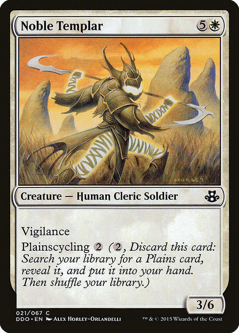 Magic the Gathering Card - Noble Templar - MTG Circle