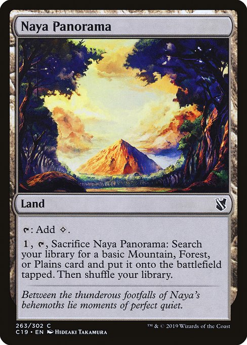 Magic the Gathering Card - Naya Panorama - MTG Circle
