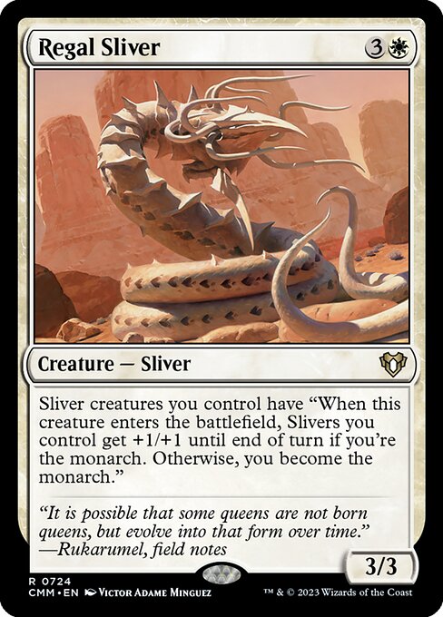 Magic the Gathering Card - Regal Sliver - MTG Circle