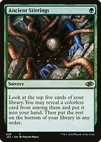 Magic the Gathering Card - Ancient Stirrings - MTG Circle