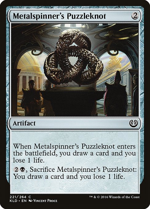 Magic the Gathering Card - Metalspinner's Puzzleknot - MTG Circle