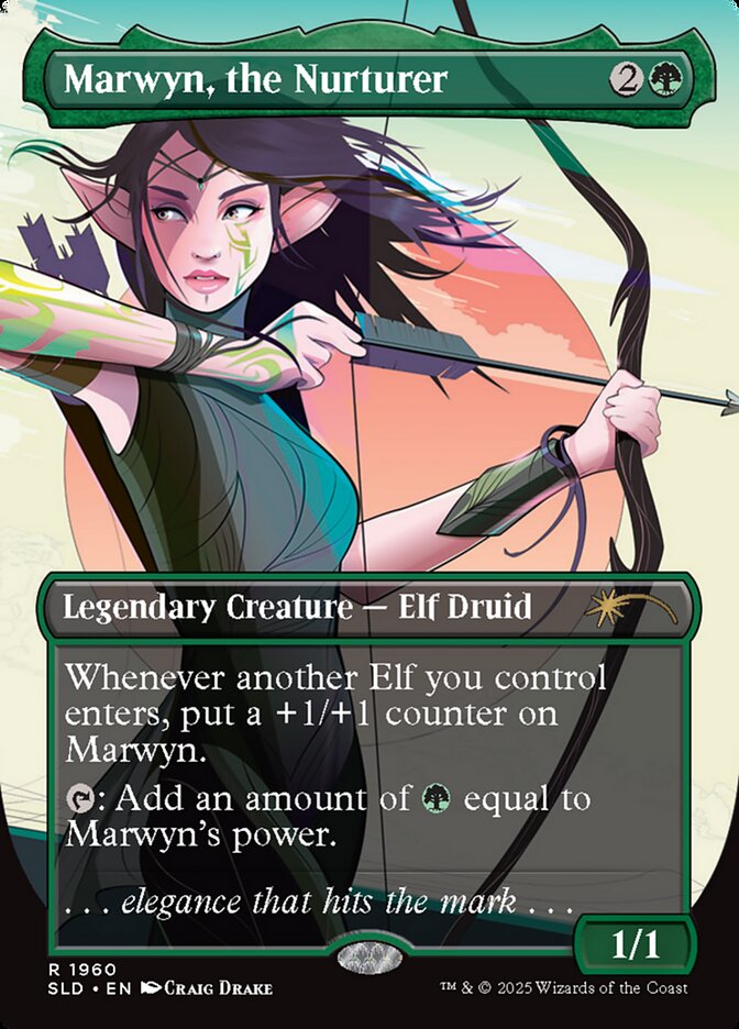 Magic the Gathering Card - Marwyn, the Nurturer - MTG Circle