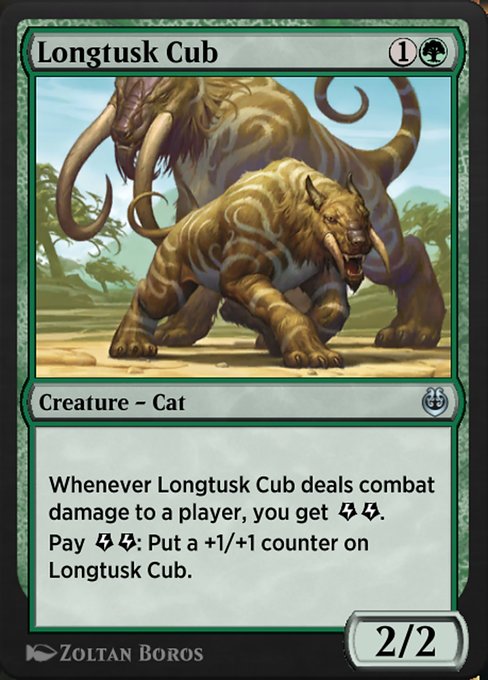 Magic the Gathering Card - Longtusk Cub - MTG Circle