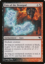 Magic the Gathering Card - Fists of the Demigod - MTG Circle
