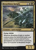 Magic the Gathering Card - Breathless Knight - MTG Circle