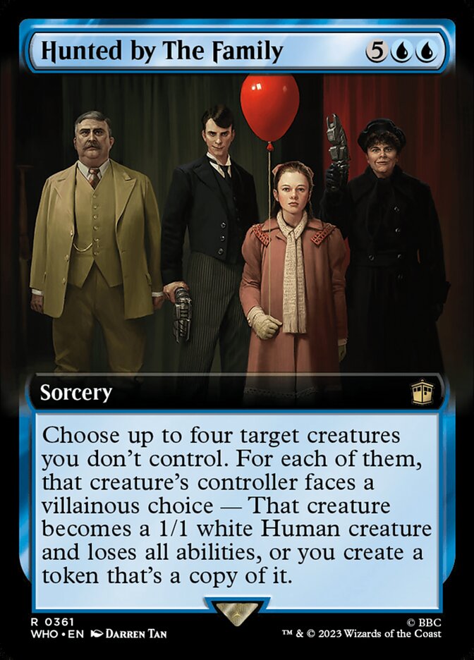 Magic the Gathering Card - Hunted by The Family - MTG Circle