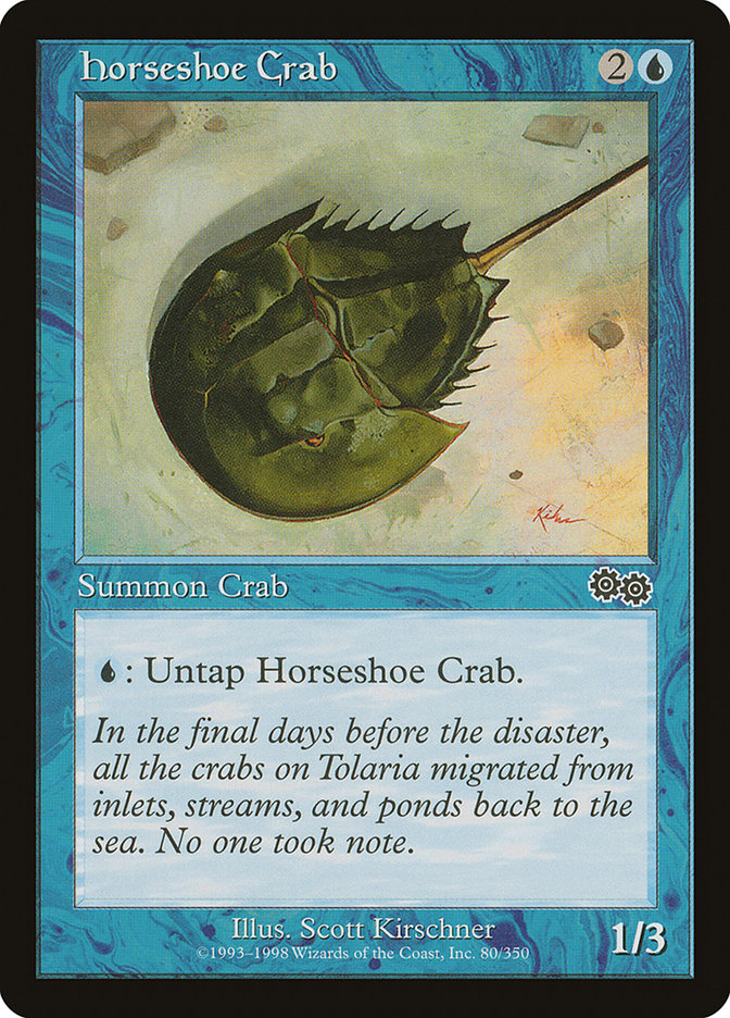 Magic the Gathering Card - Horseshoe Crab - MTG Circle