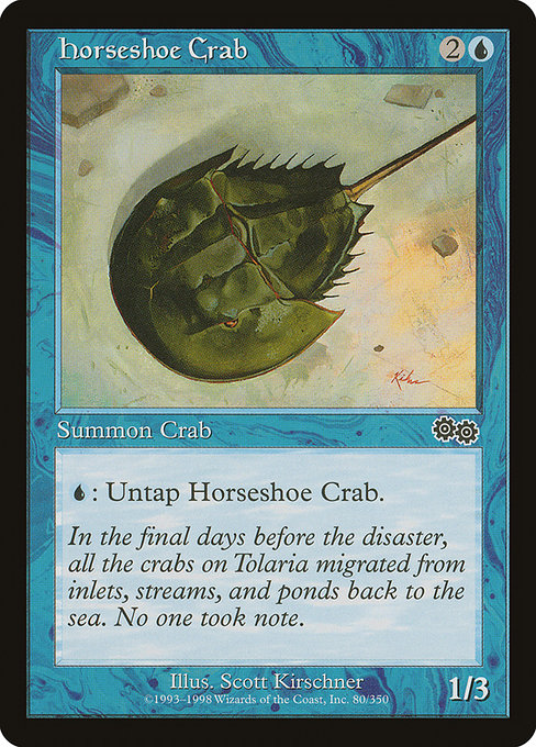 Magic the Gathering Card - Horseshoe Crab - MTG Circle
