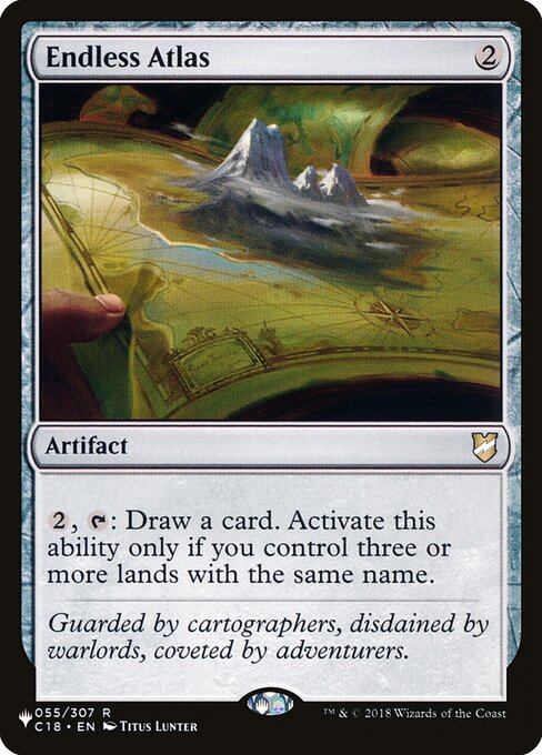 Magic the Gathering Card - Endless Atlas - MTG Circle
