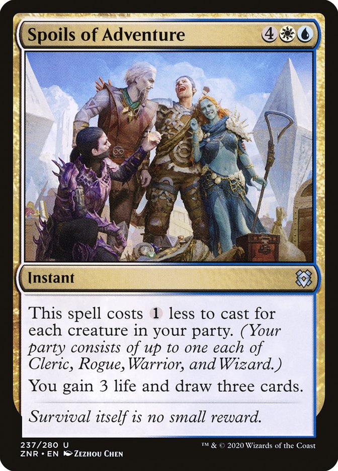 Magic the Gathering Card - Spoils of Adventure - MTG Circle