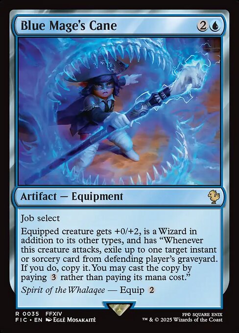Magic the Gathering Card - Blue Mage's Cane - MTG Circle