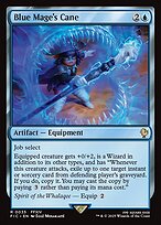 Magic the Gathering Card - Blue Mage's Cane - MTG Circle