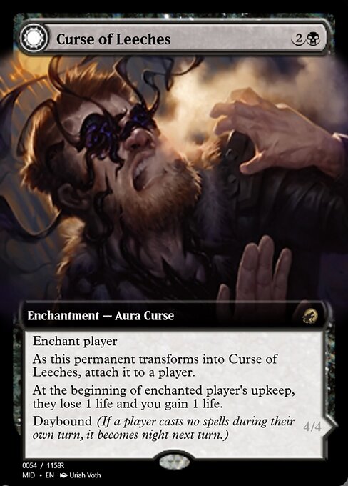 Magic the Gathering Card - Curse of Leeches - MTG Circle