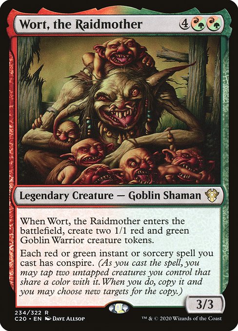 Magic the Gathering Card - Wort, the Raidmother - MTG Circle