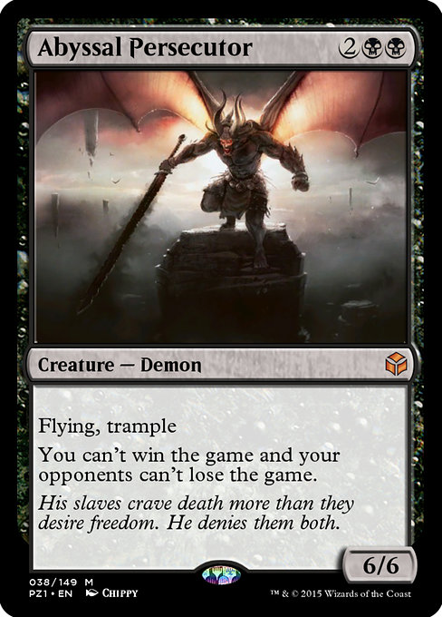 Magic the Gathering Card - Abyssal Persecutor - MTG Circle