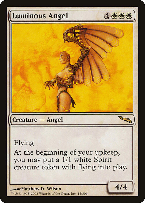 Magic the Gathering Card - Luminous Angel - MTG Circle