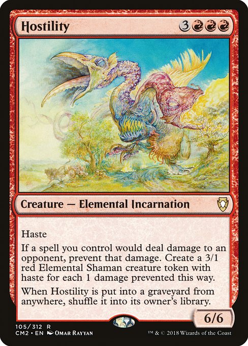 Magic the Gathering Card - Hostility - MTG Circle