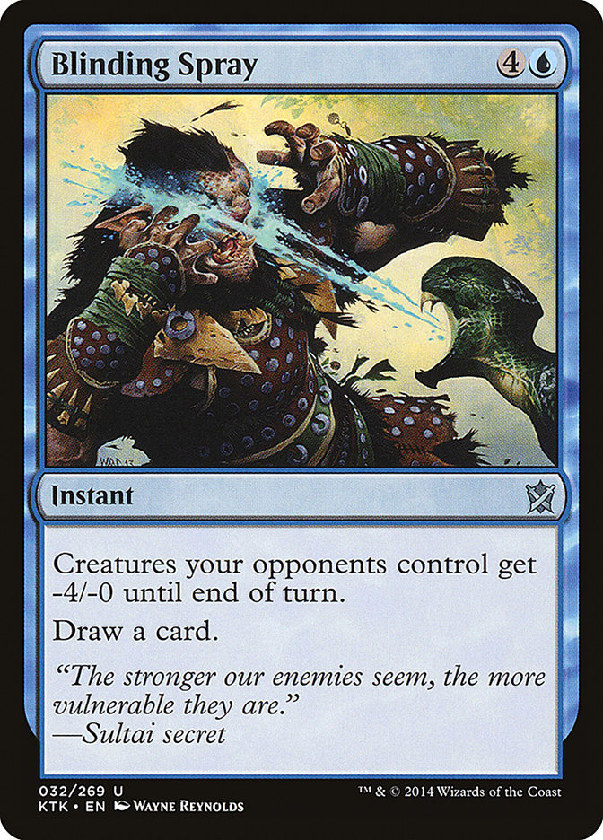 Magic the Gathering Card - Blinding Spray - MTG Circle