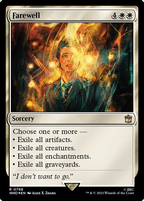 Magic the Gathering Card - Farewell - MTG Circle