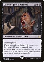 Magic the Gathering Card - Curse of Fool's Wisdom - MTG Circle