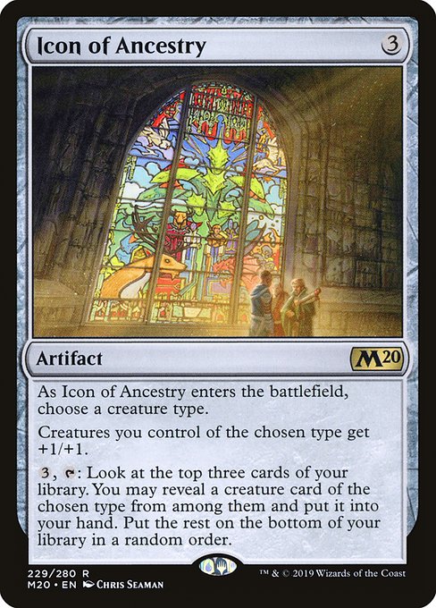 Magic the Gathering Card - Icon of Ancestry - MTG Circle