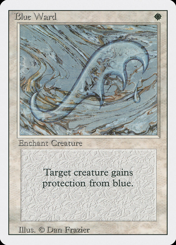 Magic the Gathering Card - Blue Ward - MTG Circle