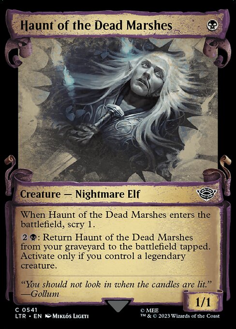 Magic the Gathering Card - Haunt of the Dead Marshes - MTG Circle