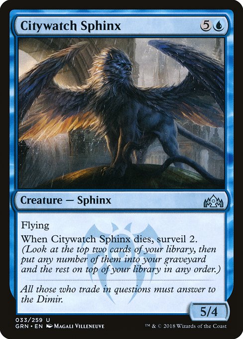 Magic the Gathering Card - Citywatch Sphinx - MTG Circle