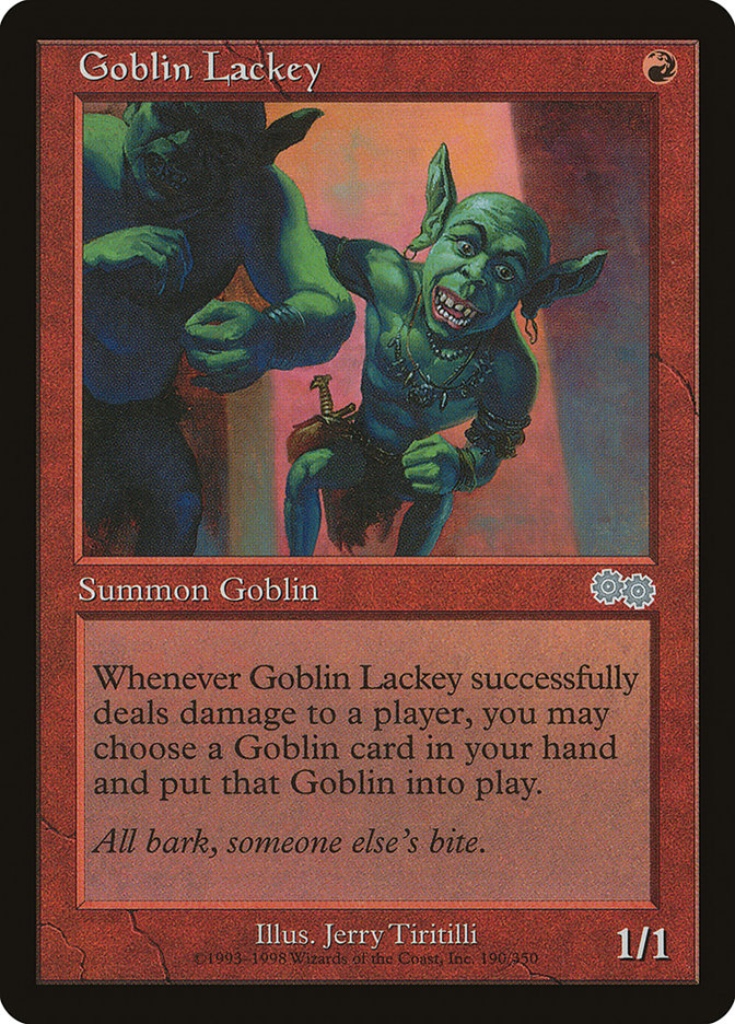 Magic the Gathering Card - Goblin Lackey - MTG Circle