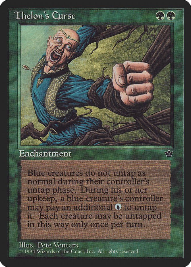 Magic the Gathering Card - Thelon's Curse - MTG Circle