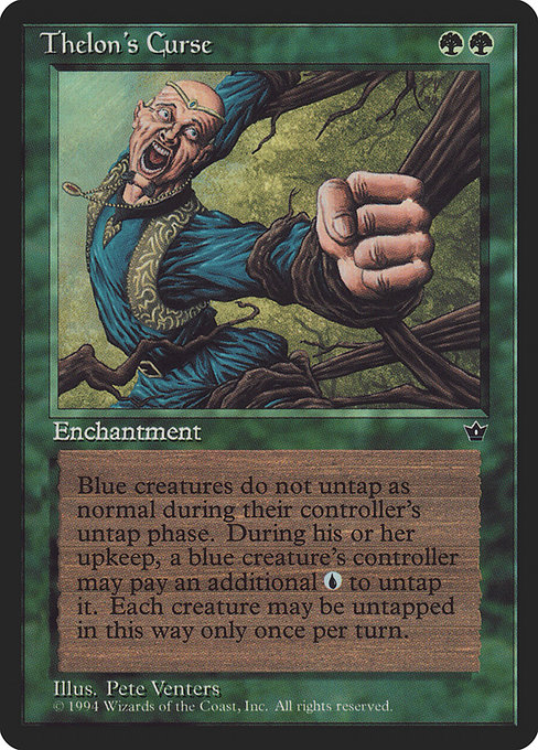 Magic the Gathering Card - Thelon's Curse - MTG Circle