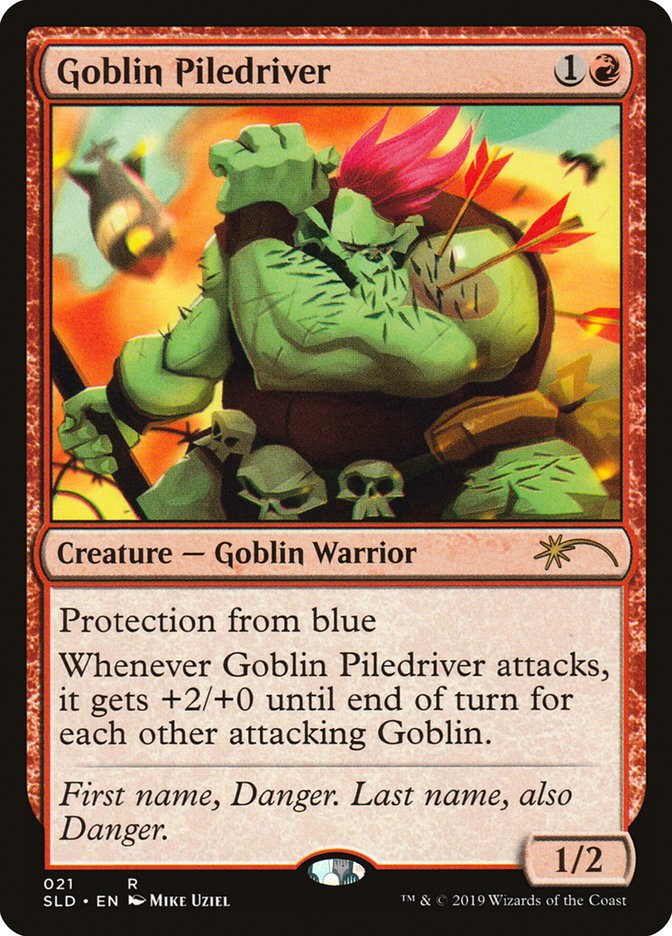 Magic the Gathering Card - Goblin Piledriver - MTG Circle